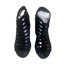 Fergalicious Black Strappy Sandals